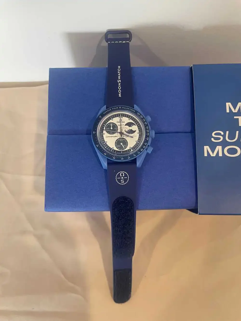 NWOT Swatch x Omega Bioceramic MoonSwatch Mission to the Super Blue Moonphase